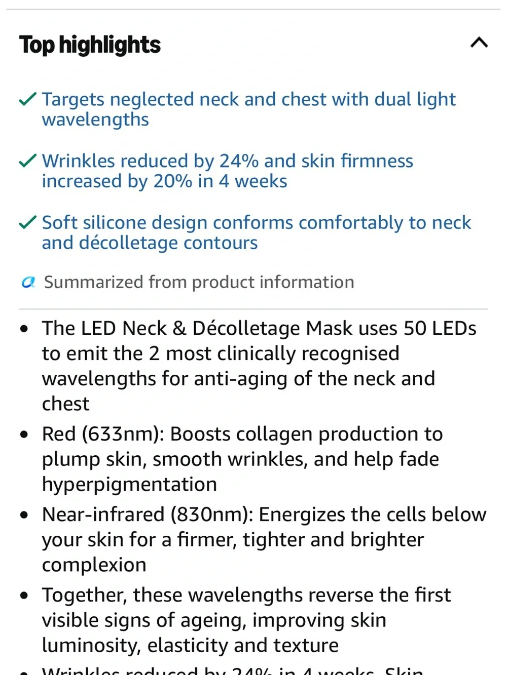 CurrentBody Neck & Décolletage Mask